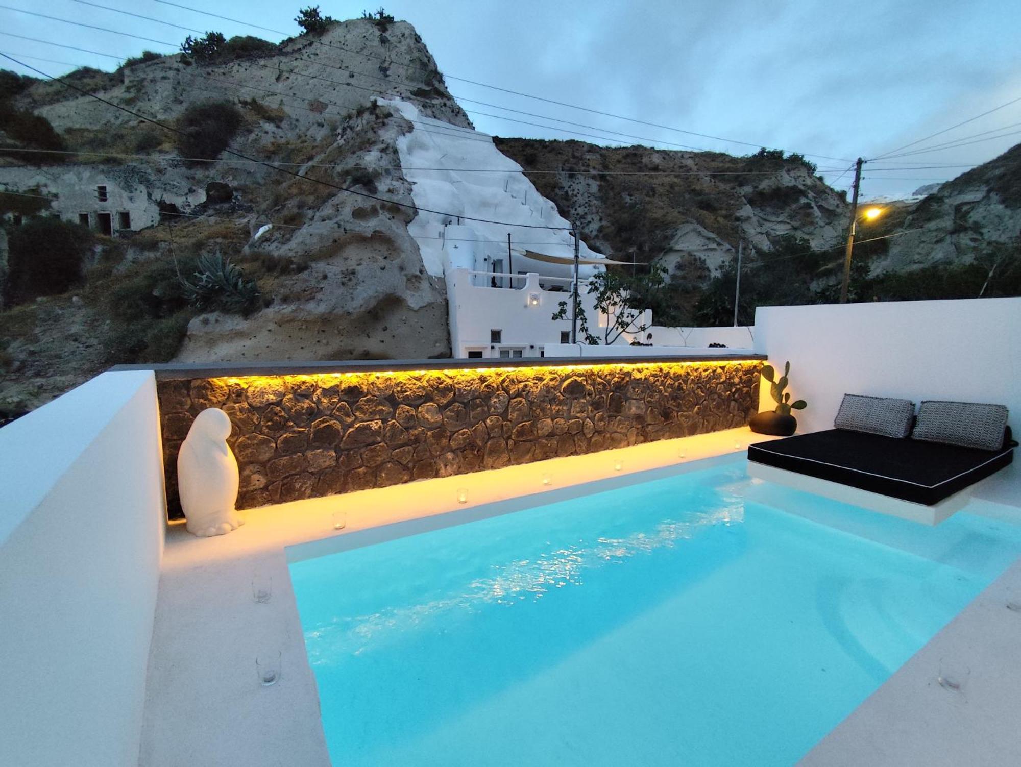 The Magic Luxury Cave Suites Vóthon Kültér fotó