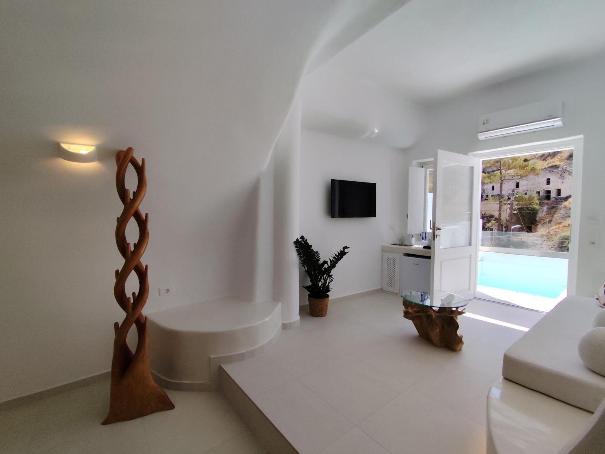 The Magic Luxury Cave Suites Vóthon Kültér fotó